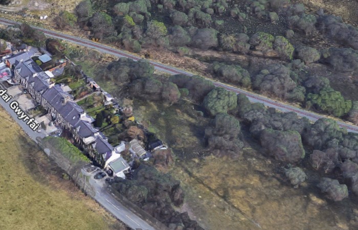 Rhesdai Gwyrfai, Waunfawr (Google Map Image)