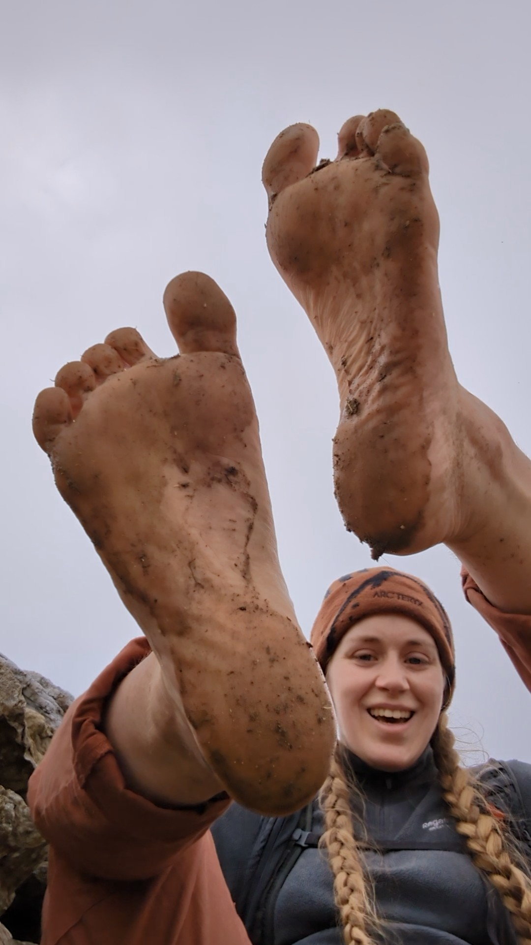 El Ventures, 27, who climbs mountains barefooted. Image: SWNS