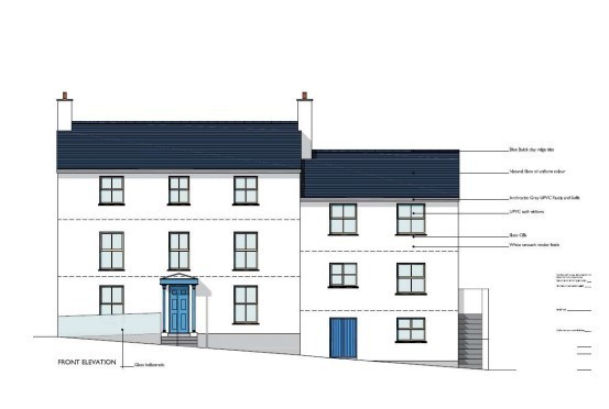 Proposed plans for the Mostyn Arms at Menai Bridge (Image Anglesey Council Planning Documents)