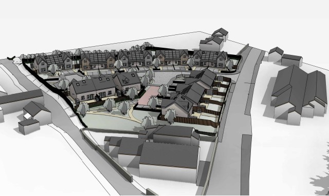 Cae Capel housing plan at Botwnnog (Image Cyngor Gwynedd Planning Documents) 